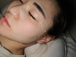 닥터마시멜로 닥터마스멜로 마블러스 아쿠아 클리닉 마스크 — 5점을 준 리뷰어가 2021년 3월 올린 사용 사진