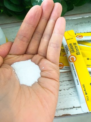 서울약사신협 프리미엄비타민C1000_2.5G x 100포 — 5점을 준 리뷰어가 2020년 12월 올린 사용 사진