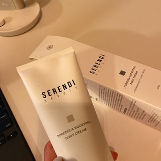 세렌디뷰티 퓨어델라 부스팅 바디크림 — 5점을 준 리뷰어가 2021년 8월 올린 사용 사진
