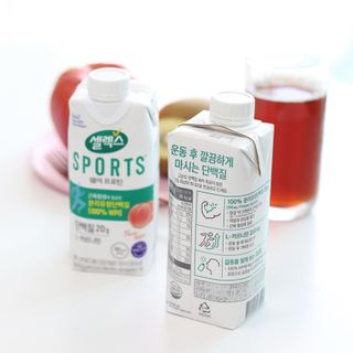 셀렉스스포츠 셀렉스 스포츠 웨이 프로틴 복숭아_ 330ml x 12팩 — 5점을 준 리뷰어가 2021년 10월 올린 사용 사진