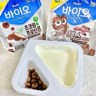 매일바이오 토핑요거트 — 4점을 준 리뷰어가 2021년 6월 올린 사용 사진