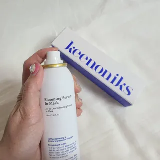 키노닉스 3종 세트 [펀더멘탈앰플 + 로지톤업선밀크 + 블루밍세럼인미스트] — 5점을 준 리뷰어가 2022년 3월 올린 사용 사진