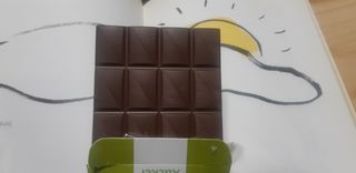 당류2g 자일리톨로 단맛을낸 슈카 퓨어비건 무설탕초콜릿 Xucker vegan 2개입 — 5점을 준 리뷰어가 2021년 4월 올린 사용 사진