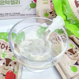 [몸엔용] 우리 아이 건강간식, 달콤한 녹용곤약젤리 디어팡 4종 — 5점을 준 리뷰어가 2021년 8월 올린 사용 사진