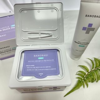 바노바기 코스메틱 바노바기 밀크씨슬 리페어 시카 폼 클렌저 플러스 120ml + 퀵 마스크 플러스 30매 — 5점을 준 리뷰어가 2023년 8월 올린 사용 사진