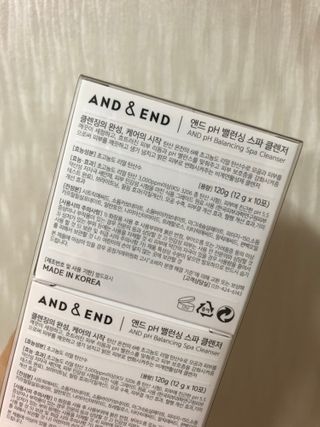앤앤드 앤드앤엔드 pH 밸런싱 스파클렌저 — 5점을 준 리뷰어가 2021년 2월 올린 사용 사진