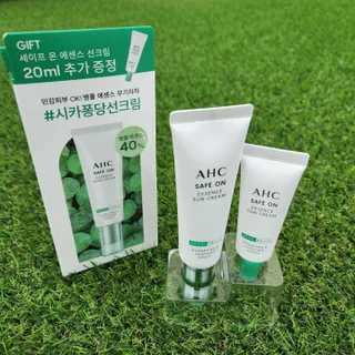 [AHC] 세이프온 에센스 선크림 올리브영 스페셜 증정 기획세트 — 5점을 준 리뷰어가 2022년 6월 올린 사용 사진