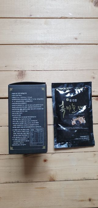 서울약사신협 약사신협_흑마늘진액_70mlx30포 — 5점을 준 리뷰어가 2021년 5월 올린 사용 사진