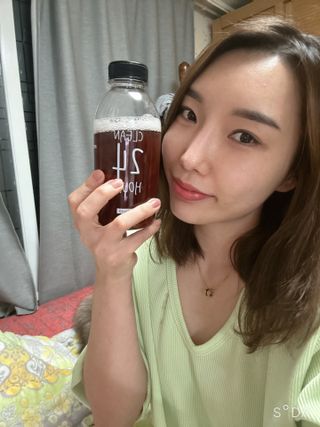 클린24시간 1BOX(5포) + 전용보틀(500ml) — 5점을 준 리뷰어가 2023년 2월 올린 사용 사진