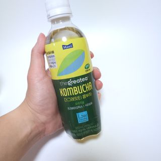 더그레잇티 콤부차 [매일유업] 더그레잇티 44kcal 콤부차 300ml *12개입 (오리지널 6개+베리리치 6개) — 5점을 준 리뷰어가 2023년 7월 올린 사용 사진