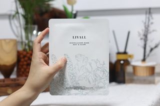 리브얼 | LIVALL 바이오셀룰로오스 마스크 레스트 앤 글로우 듀오 33ml  (2매) & 블루미 레스트 포션 — 4.5점을 준 리뷰어가 2022년 8월 올린 사용 사진