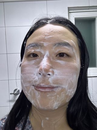 나우 [리브엠] 화해 1등 클렌징 파우더! 모공&피지 말끔순삭 — 5점을 준 리뷰어가 2023년 8월 올린 사용 사진