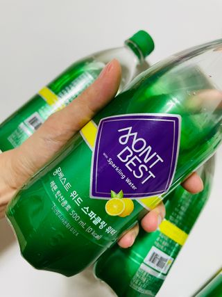 몽베스트 Montbest with Sparkling water Lemon OR Lime 20병(랜덤) — 5점을 준 리뷰어가 2022년 8월 올린 사용 사진