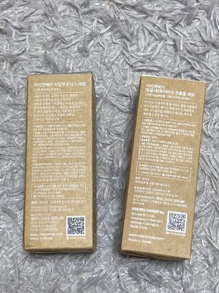 마리엔메이 히알루로닉스 세럼 + 청귤 흰목이버섯 추출물 세럼 — 4.5점을 준 리뷰어가 2021년 8월 올린 사용 사진