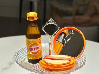 광동생활건강 MF[광동] 비타500✨주름개선·미백·SPF50+🌞퍼펙트쉴드 빅 선쿠션 본품 — 3.5점을 준 리뷰어가 2024년 5월 올린 사용 사진