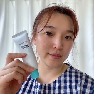 리더스코스메틱 리더스 카밍 바이오틱스 크림 마스크 — 5점을 준 리뷰어가 2021년 7월 올린 사용 사진