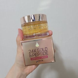 아이앤립 / EYENLIP 아이앤립 24K 골드 N 펩타이드 앰플 크림 — 5점을 준 리뷰어가 2021년 4월 올린 사용 사진