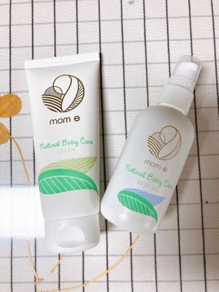 mom e 맘이 내추럴 베이비 케어 크림+바디오일 — 4점을 준 리뷰어가 2021년 1월 올린 사용 사진