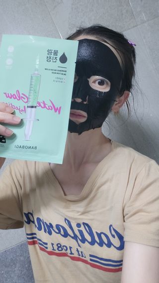 바노바기 코스메틱 바노바기 인젝션 마스크 (10매입) — 4점을 준 리뷰어가 2023년 6월 올린 사용 사진
