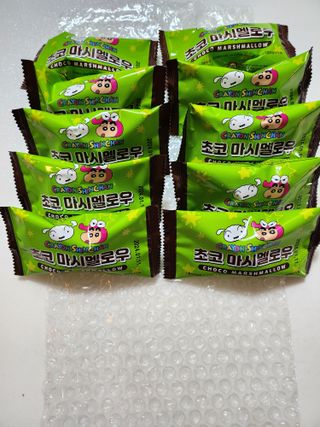 (주) 피치코리아 짱구 초코마시멜로우 X 10개입 — 5점을 준 리뷰어가 2023년 3월 올린 사용 사진