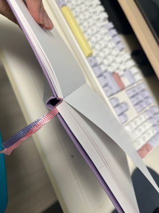 리훈 2024년 하고싶은말다이어리 만년형(위클리/데일리 중 택 1) — 5점을 준 리뷰어가 2023년 9월 올린 사용 사진