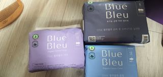 블루블루 유기농 순면 커버 생리대 — 5점을 준 리뷰어가 2021년 2월 올린 사용 사진