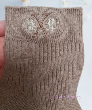 [사이즈가 있는 양말 필로이] 남/여 골지 발목 양말 4족 세트 남【S, M, L, XL】여【S, M, L】_컬러 랜덤 — 4점을 준 리뷰어가 2022년 6월 올린 사용 사진