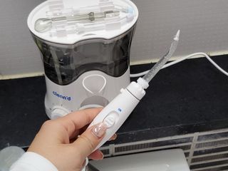 주식회사 클린디 [클린디] 양치 후 남은 이물질, 물치실로 완벽 제거 🦷 구강세정기 세트 [맞춤 칫솔 + 치약 포함] — 5점을 준 리뷰어가 2022년 1월 올린 사용 사진
