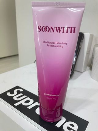 SOONWITH 바이오 내추럴 리프레싱 폼클렌징 — 4.5점을 준 리뷰어가 2021년 5월 올린 사용 사진