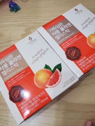 자연에온 가득담은 자몽 콜라겐 젤리스틱 2BOX — 5점을 준 리뷰어가 2020년 12월 올린 사용 사진