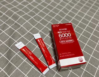 메타아르기닌 GC녹십자웰빙 메타 아르기닌 6000 플러스 오르니틴 — 5점을 준 리뷰어가 2022년 6월 올린 사용 사진