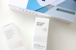 닥터윤 더마스킨 화이트 글레이즈 저분자 피쉬콜라겐 펩타이드 — 5점을 준 리뷰어가 2022년 8월 올린 사용 사진