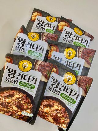 한성기업 무볼레 왕건더기 볶음밥 갈릭스테이크 — 4점을 준 리뷰어가 2021년 10월 올린 사용 사진