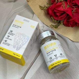 작심연구소 구취제거+충치예방+치아화이트닝 마법의 캔디 덴티팝3종(맛 랜덤 발송) — 5점을 준 리뷰어가 2022년 5월 올린 사용 사진