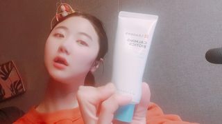 리더스코스메틱 리더스 카밍 바이오틱스 크림 마스크 — 5점을 준 리뷰어가 2021년 3월 올린 사용 사진