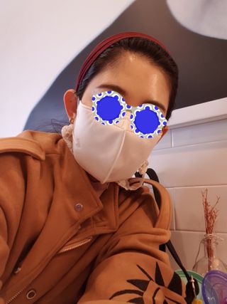 [푸름웰니스] KF94 비움 마스크 - 화이트 — 5점을 준 리뷰어가 2021년 3월 올린 사용 사진