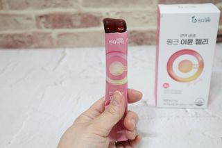 인디닥터 면역 생생 핑크 이뮨 젤리 + 타이탄 BCAA 프로틴 젤리스틱 — 5점을 준 리뷰어가 2022년 3월 올린 사용 사진