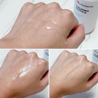 리더스코스메틱 리더스 카밍 바이오틱스 #1등 진정 기획세트 [에센스 워터150ml + 크림 마스크80ml] — 5점을 준 리뷰어가 2022년 9월 올린 사용 사진
