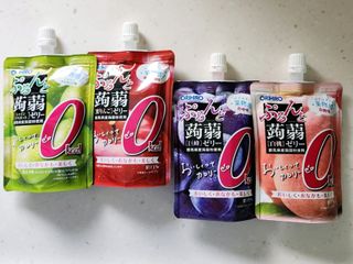 ORIHIRO 오리히로 곤약젤리 제로칼로리 130g 4종 4팩(맛별로 1팩씩) — 5점을 준 리뷰어가 2023년 3월 올린 사용 사진