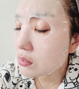 태그스킨 4스텝 주름개선 피부미백 영양 마스크팩 3개 세트(최신버전) — 5점을 준 리뷰어가 2022년 4월 올린 사용 사진