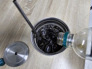 무라벨 바리스타룰스 디카페인 아메리카노 — 5점을 준 리뷰어가 2024년 4월 올린 사용 사진
