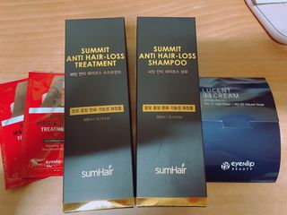 썸헤어 / SUMHAIR 썸헤어  써밋 안티 헤어로스 샴푸+트리트먼트 — 4.5점을 준 리뷰어가 2021년 5월 올린 사용 사진