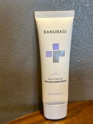 바노바기 코스메틱 바노바기 밀크씨슬 리페어 시카 선스크린 플러스 50ml — 4점을 준 리뷰어가 2023년 3월 올린 사용 사진