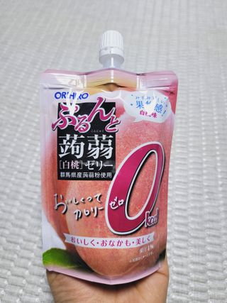 ORIHIRO 오리히로 곤약젤리 제로칼로리 130g 4종 4팩(맛별로 1팩씩) — 4점을 준 리뷰어가 2023년 3월 올린 사용 사진