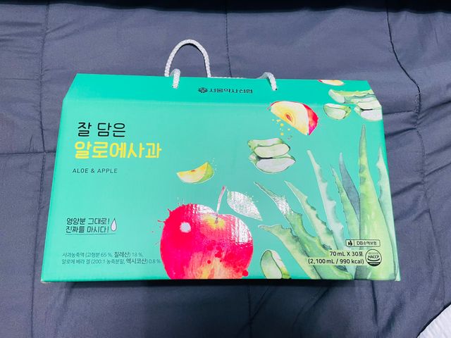 잘 담은 알로애사과_70ml x 30포 리뷰 사진