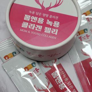 [몸엔용] 녹용 담은 탱탱 콜라겐 녹용 콜라겐 젤리 15g x 20포 — 5점을 준 리뷰어가 2022년 4월 올린 사용 사진