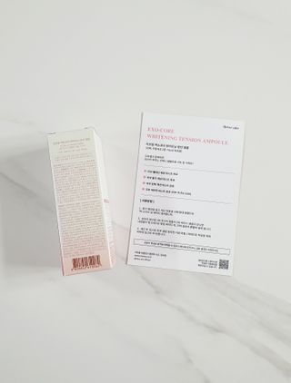 나우 [리브엠] 123억개 엑소좀으로 채운 눈부신 광채, 엑소코어 화이트닝 텐션 앰플 — 5점을 준 리뷰어가 2023년 5월 올린 사용 사진