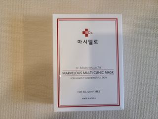 닥터마시멜로 마블러스 멀티 클리닉 마스크 — 5점을 준 리뷰어가 2021년 3월 올린 사용 사진