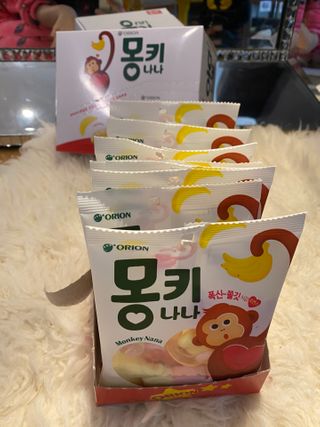 폭신 쫄깃 식감 로맨스, 몽키나나 젤리 8봉지 — 5점을 준 리뷰어가 2021년 2월 올린 사용 사진