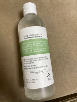 나나스킨 하이드로릴렉싱토너 — 5점을 준 리뷰어가 2021년 4월 올린 사용 사진
